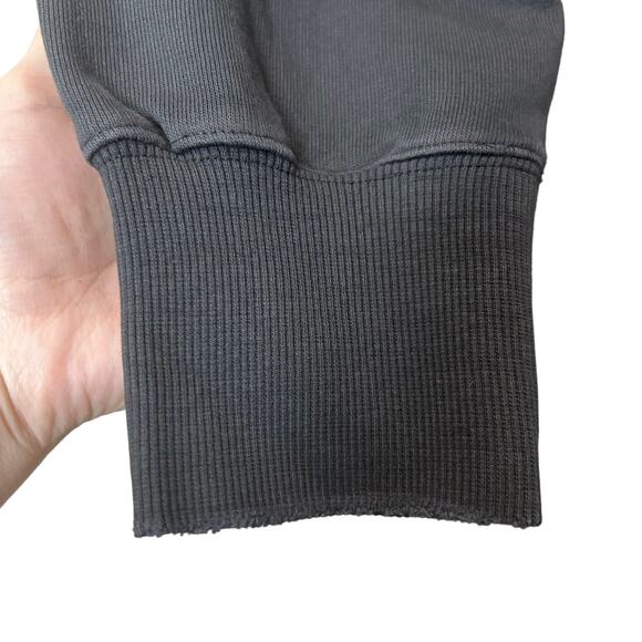 Sandrine Rose Parisian Dolls Zip Up Hoodie Sweatshirt Black Women Medium NWT - Picture 5 of 13